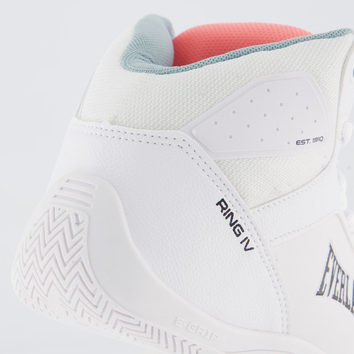 Tênis Everlast Ring IV Feminino Branco e Preto Branco 2