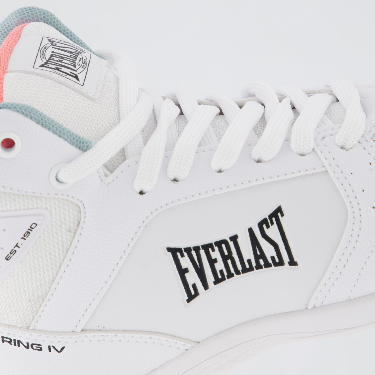 Tênis Everlast Ring IV Feminino Branco e Preto Branco 3