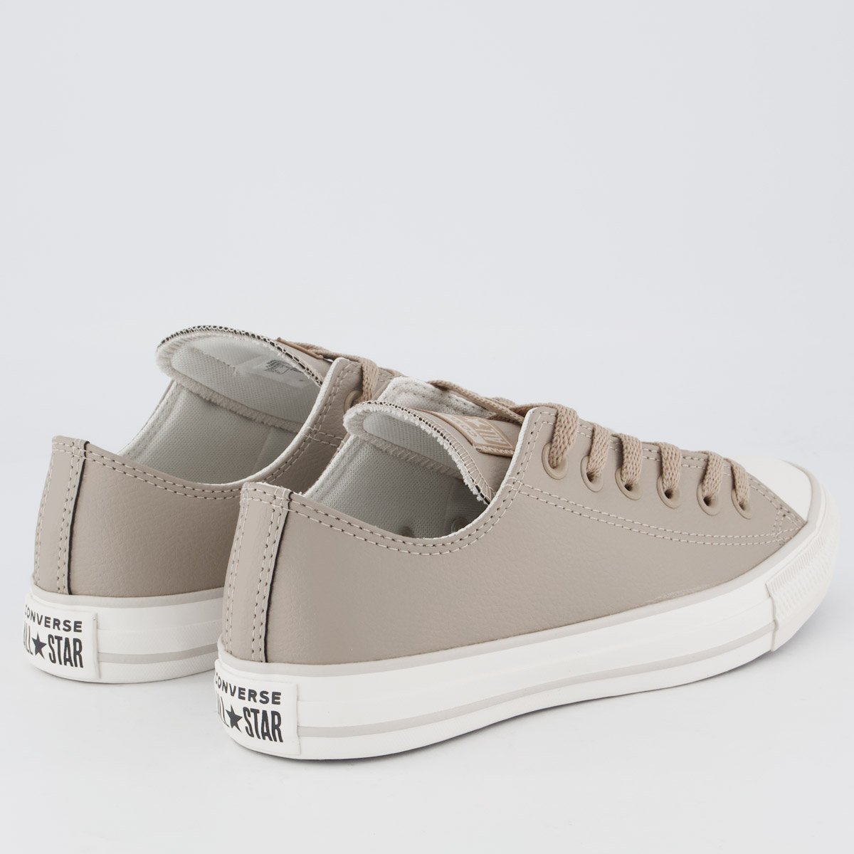 Tênis Converse All Star Chuck Taylor Sintetico Feminino Bege Bege 3