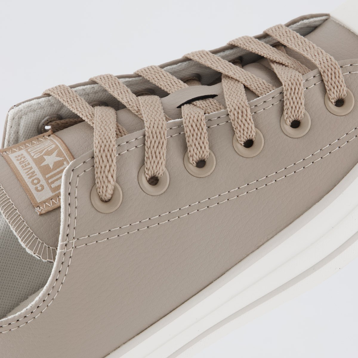 Tênis Converse All Star Chuck Taylor Sintetico Feminino Bege Bege 7