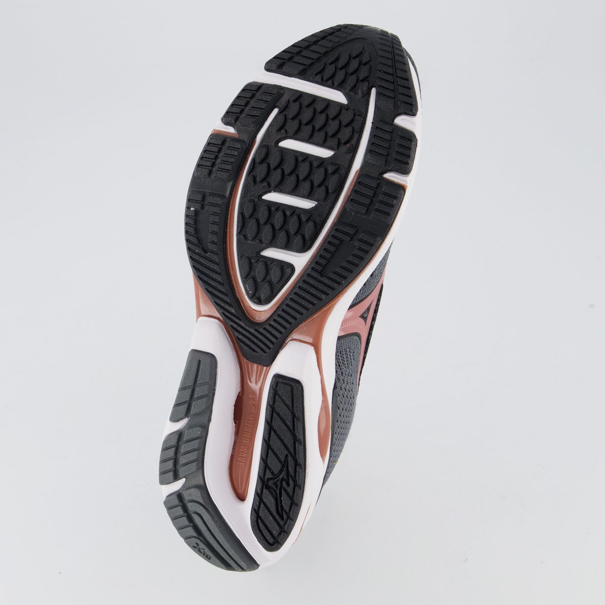 Tênis Mizuno Wave Mirai 8 Feminino Preto e Rosa Preto/Cinza 5