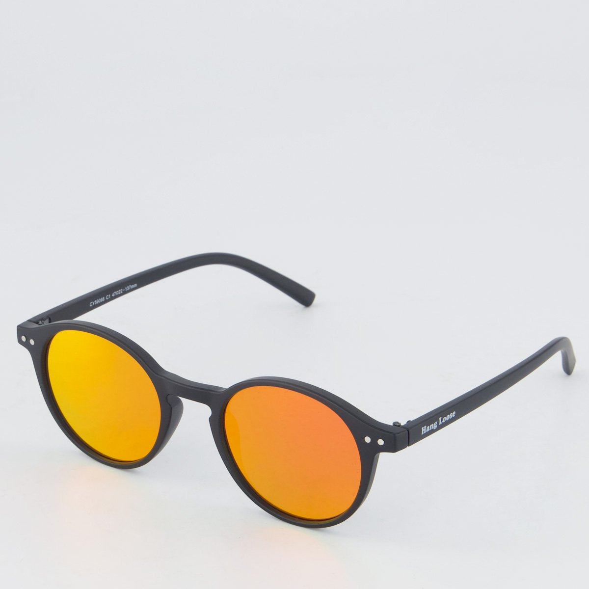 Óculos de Sol Hang Loose Bella Preto e Laranja