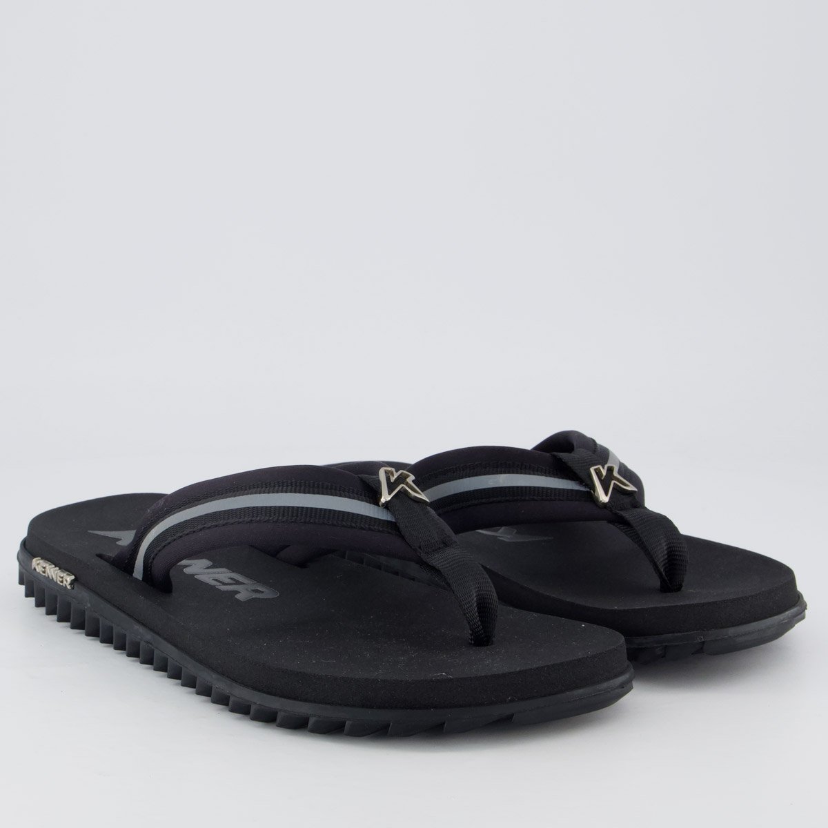 Chinelo Kenner Kivah Reflex Preto Preto 3