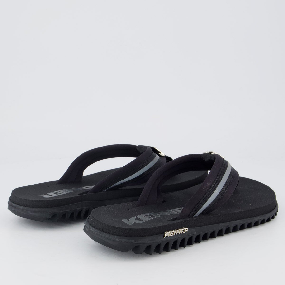 Chinelo Kenner Kivah Reflex Preto Preto 4