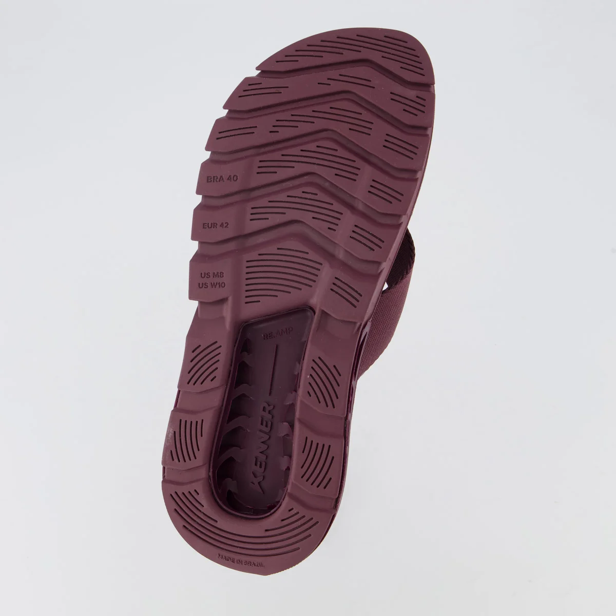 Chinelo Kenner Rakka Mono Bordô Bordô 5