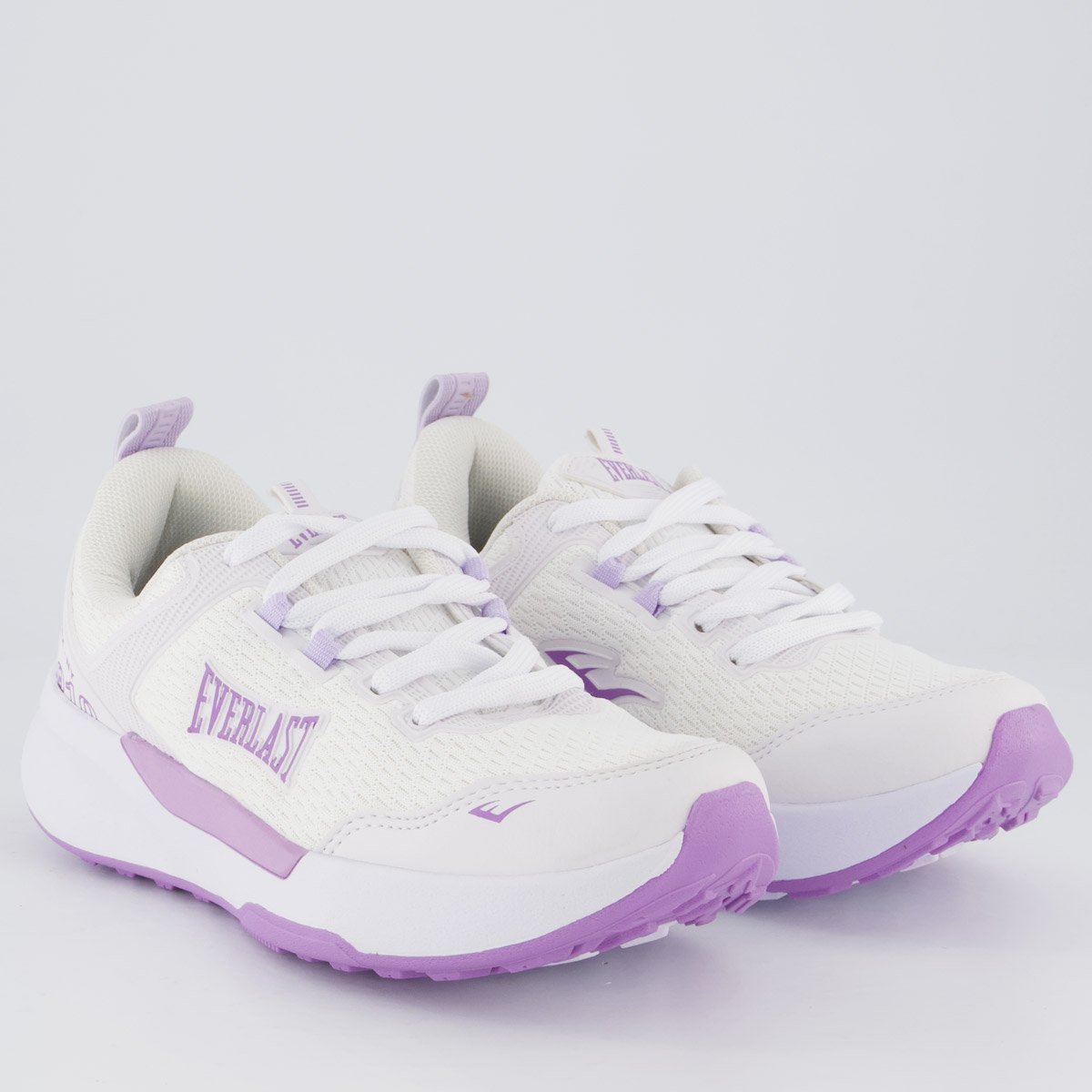 Tênis Everlast Solo Feminino Branco e Lilás Branco 2