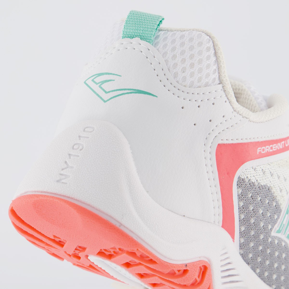 Tênis Everlast Forceknit Low Feminino Branco e Verde Branco 6