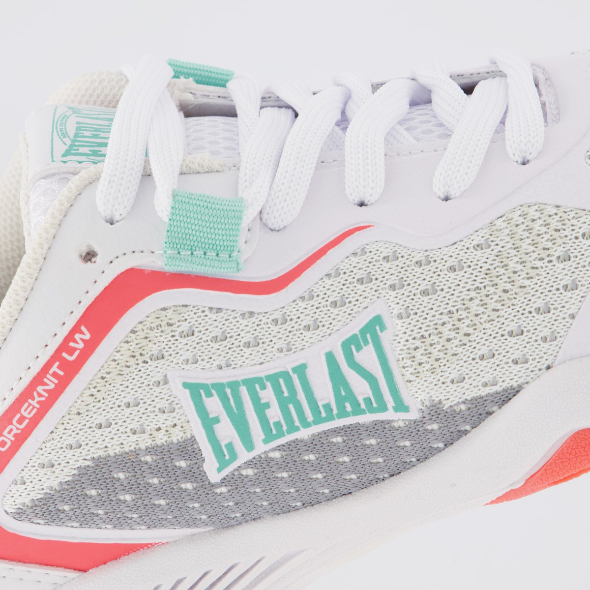 Tênis Everlast Forceknit Low Feminino Branco e Verde Branco 7