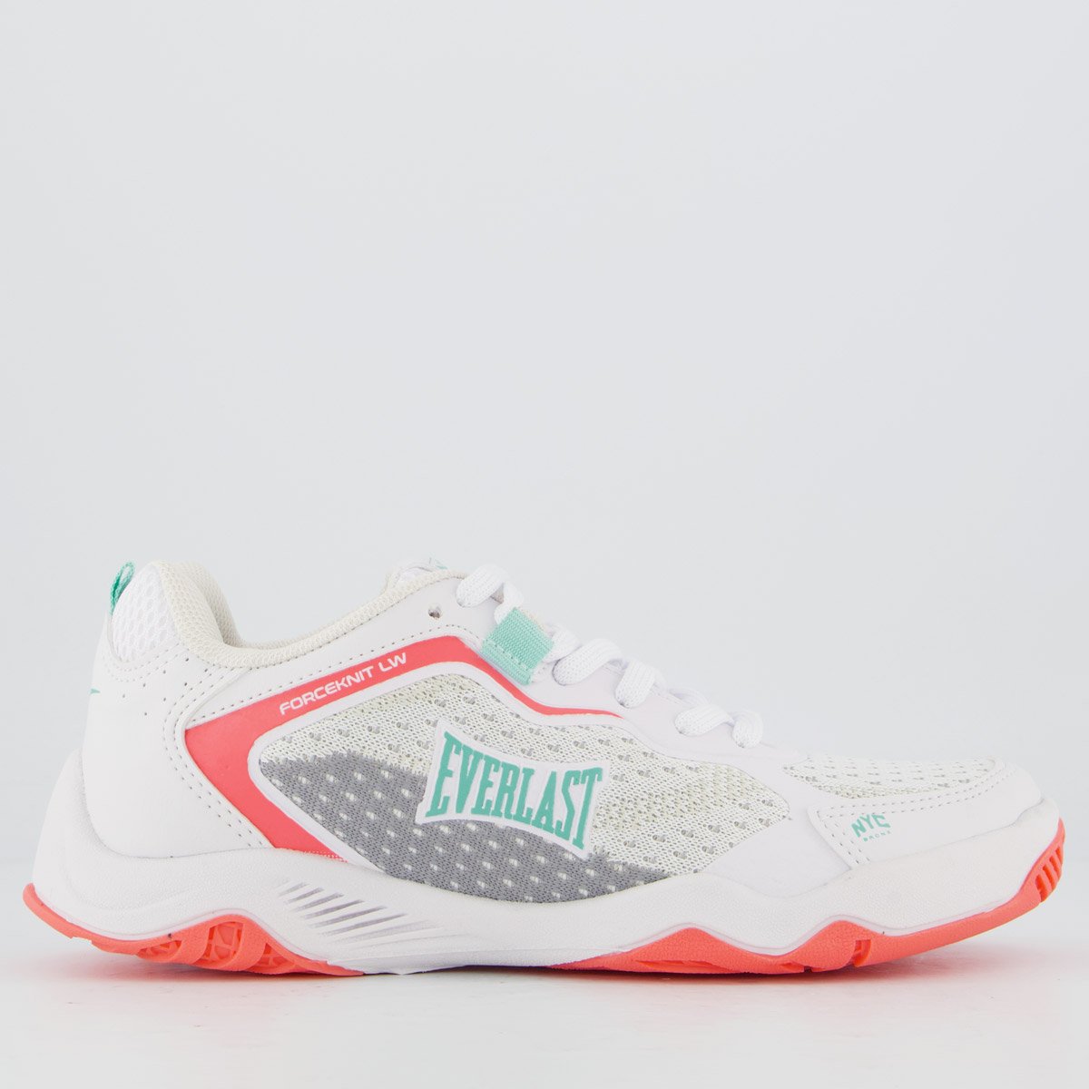 Tênis Everlast Forceknit Low Feminino Branco e Verde