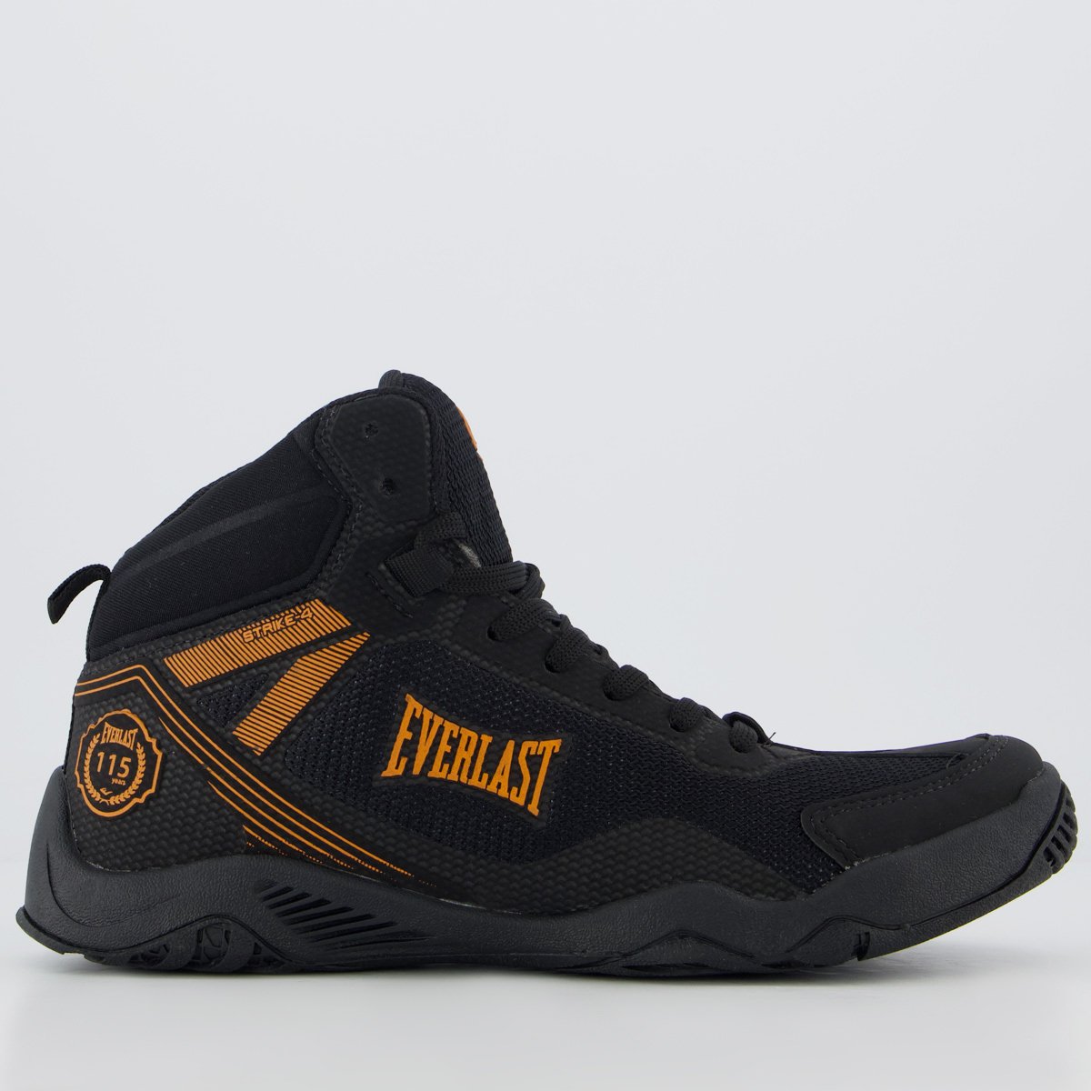 Tênis Everlast Strike 4 Preto e Laranja