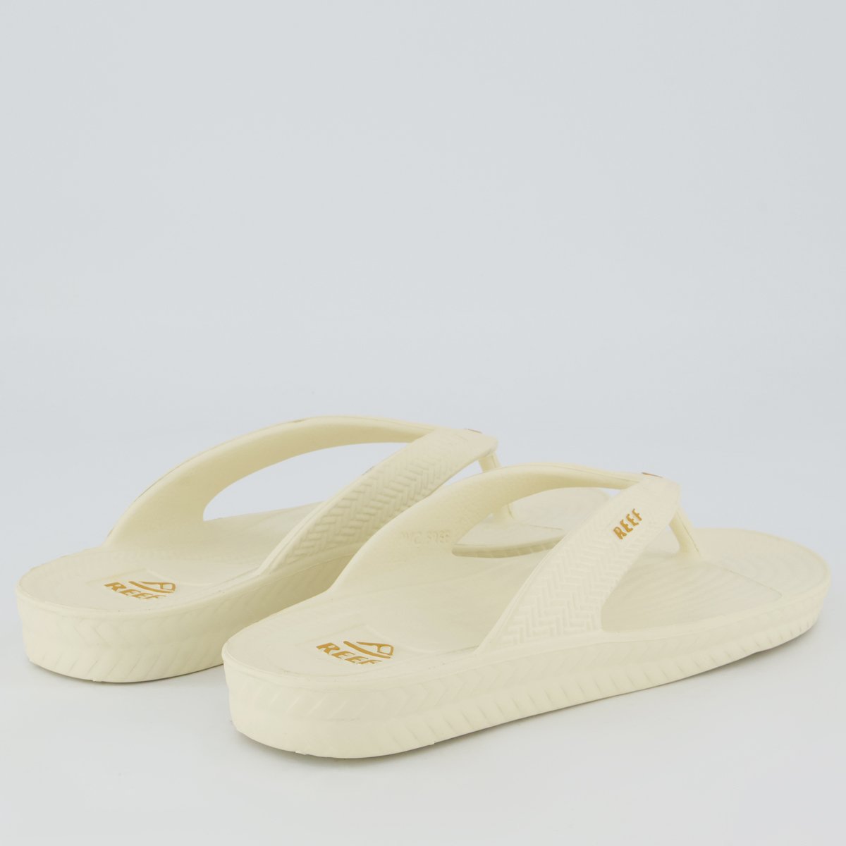 Chinelo Reef Water Coute Off-White Feminino Bege 4