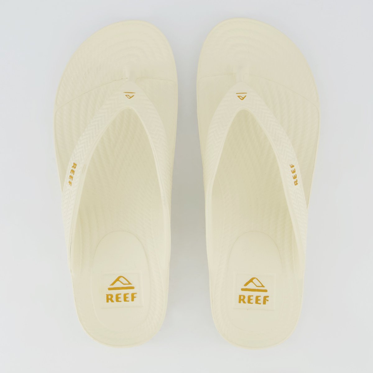 Chinelo Reef Water Coute Off-White Feminino