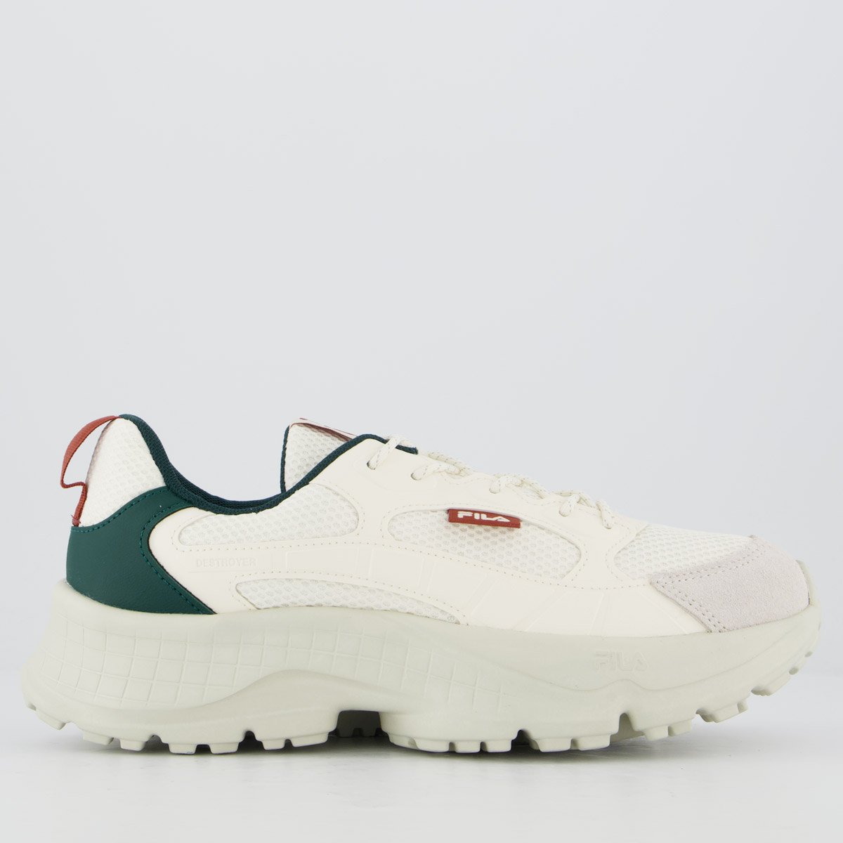 Tenis Fila Destroyer Branco e Verde