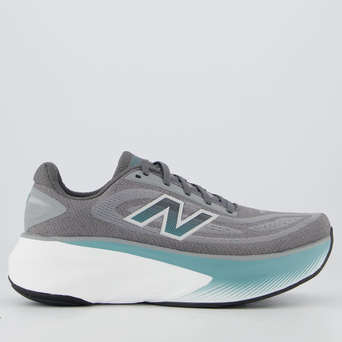 Tênis New Balance Fresh Foam More V6 Cinza e Azul