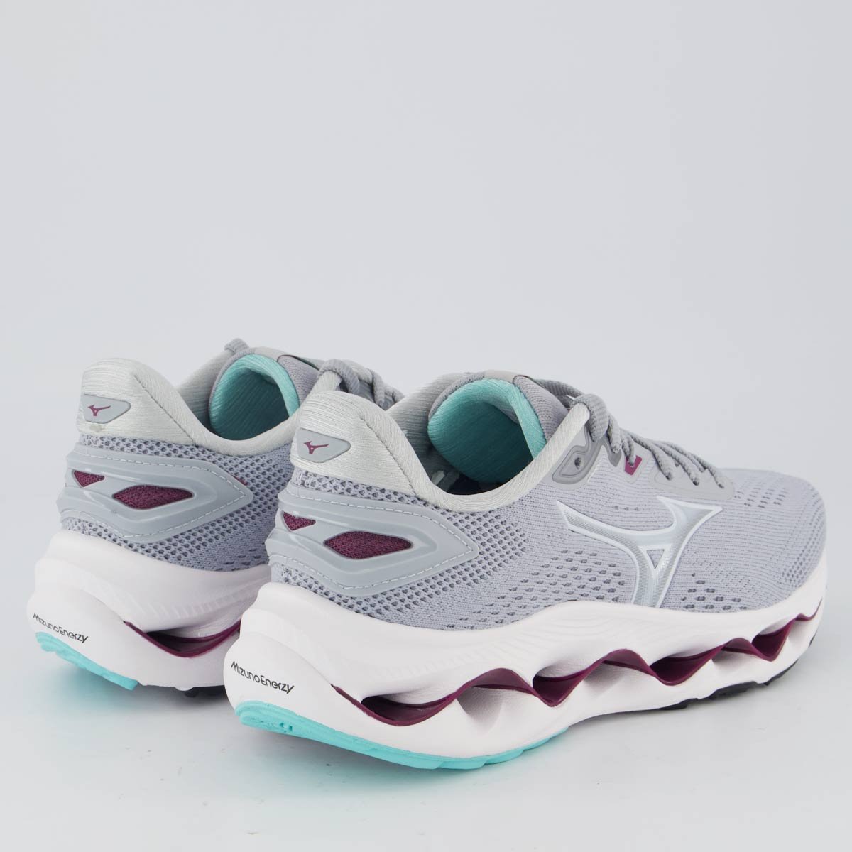 Tênis Mizuno Wave Legend 5 Feminino Cinza Cinza 3