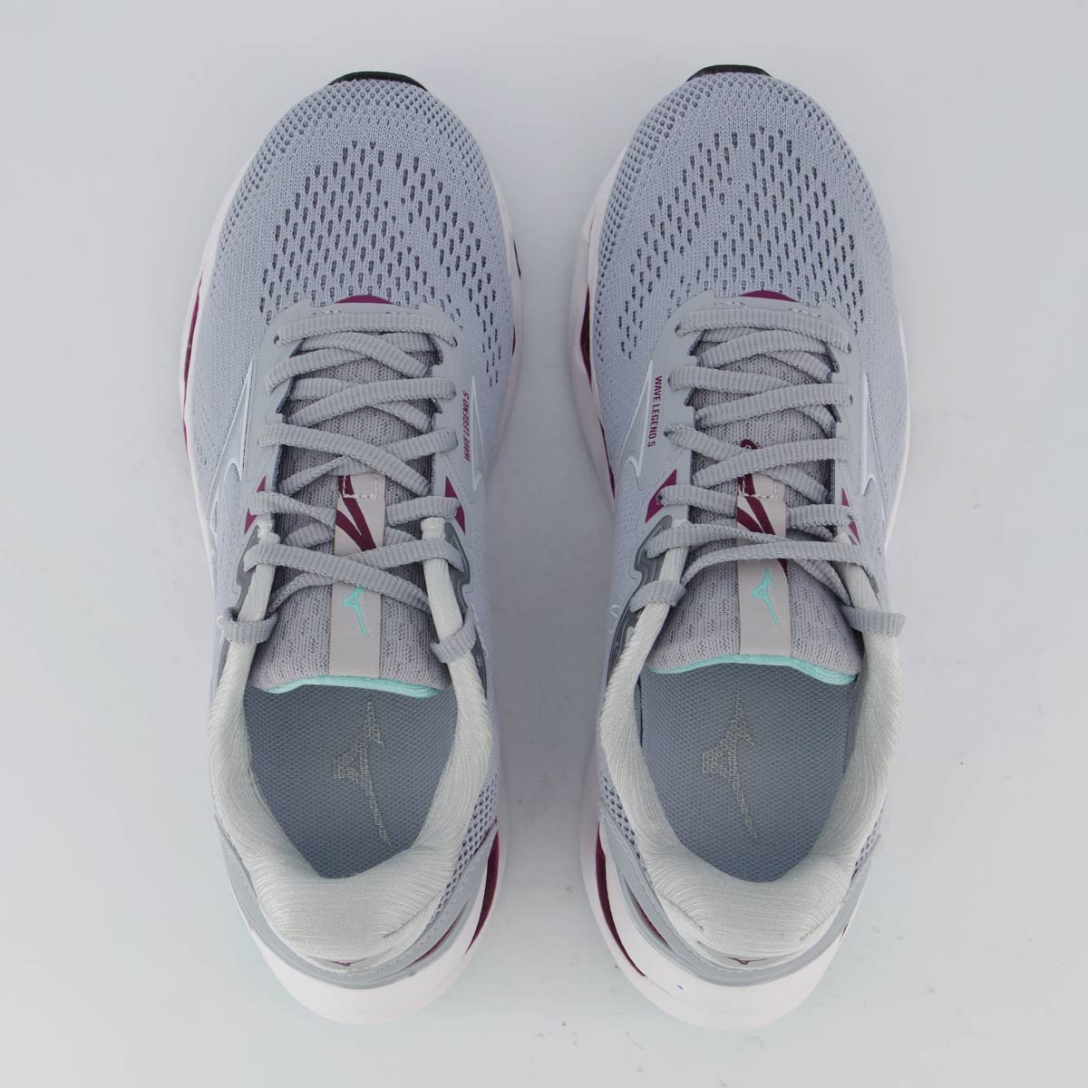 Tênis Mizuno Wave Legend 5 Feminino Cinza Cinza 5