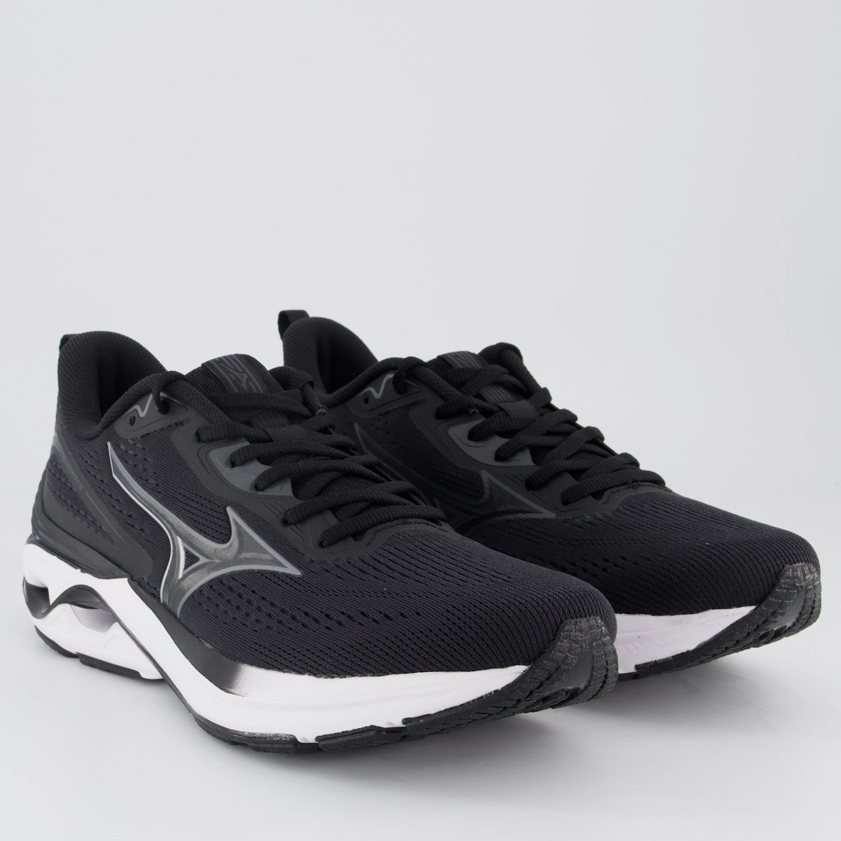 Tênis Mizuno Wave Dynasty 8 Preto Preto 2