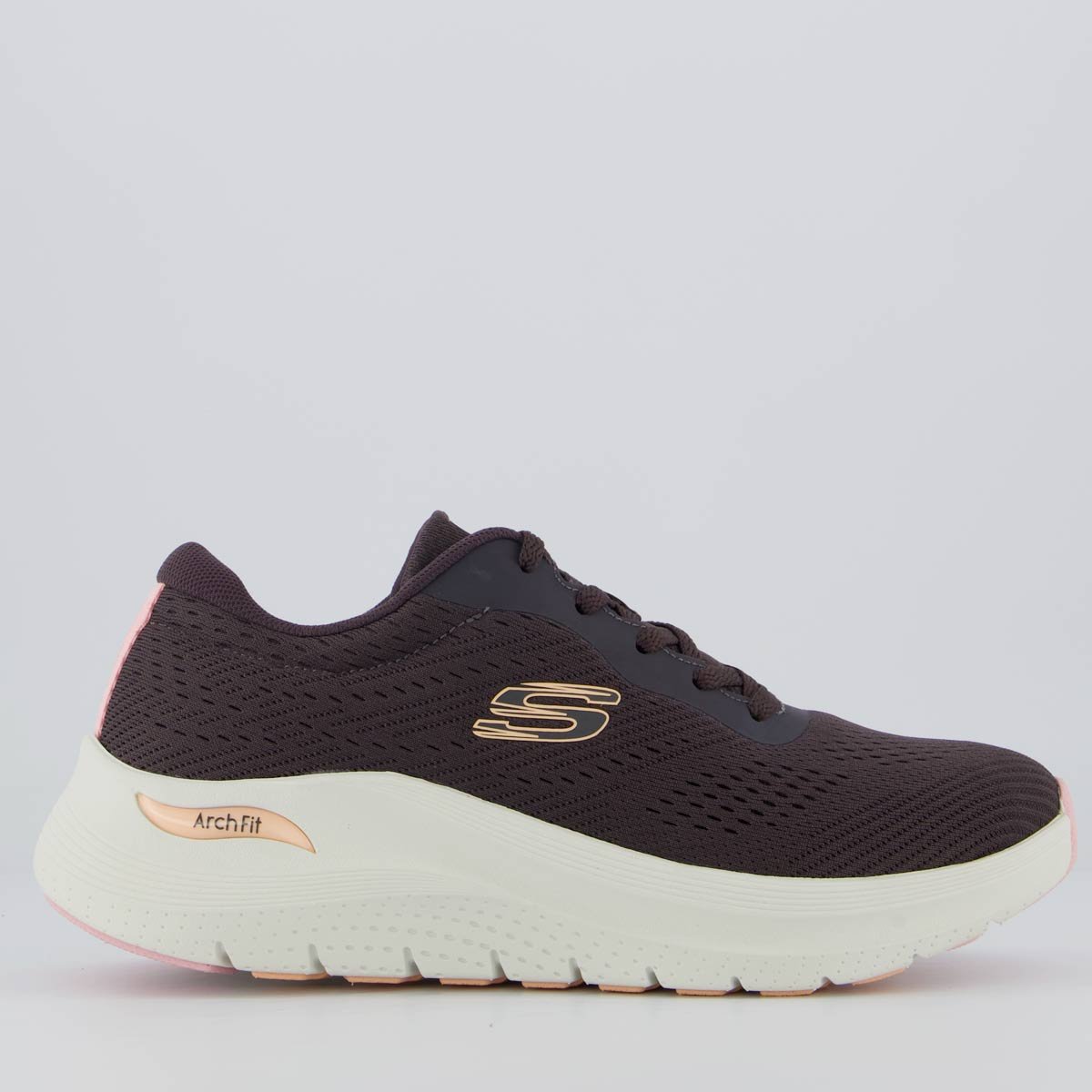 Tênis Skechers Arch Fit 2.0 Feminino Cinza Escuro