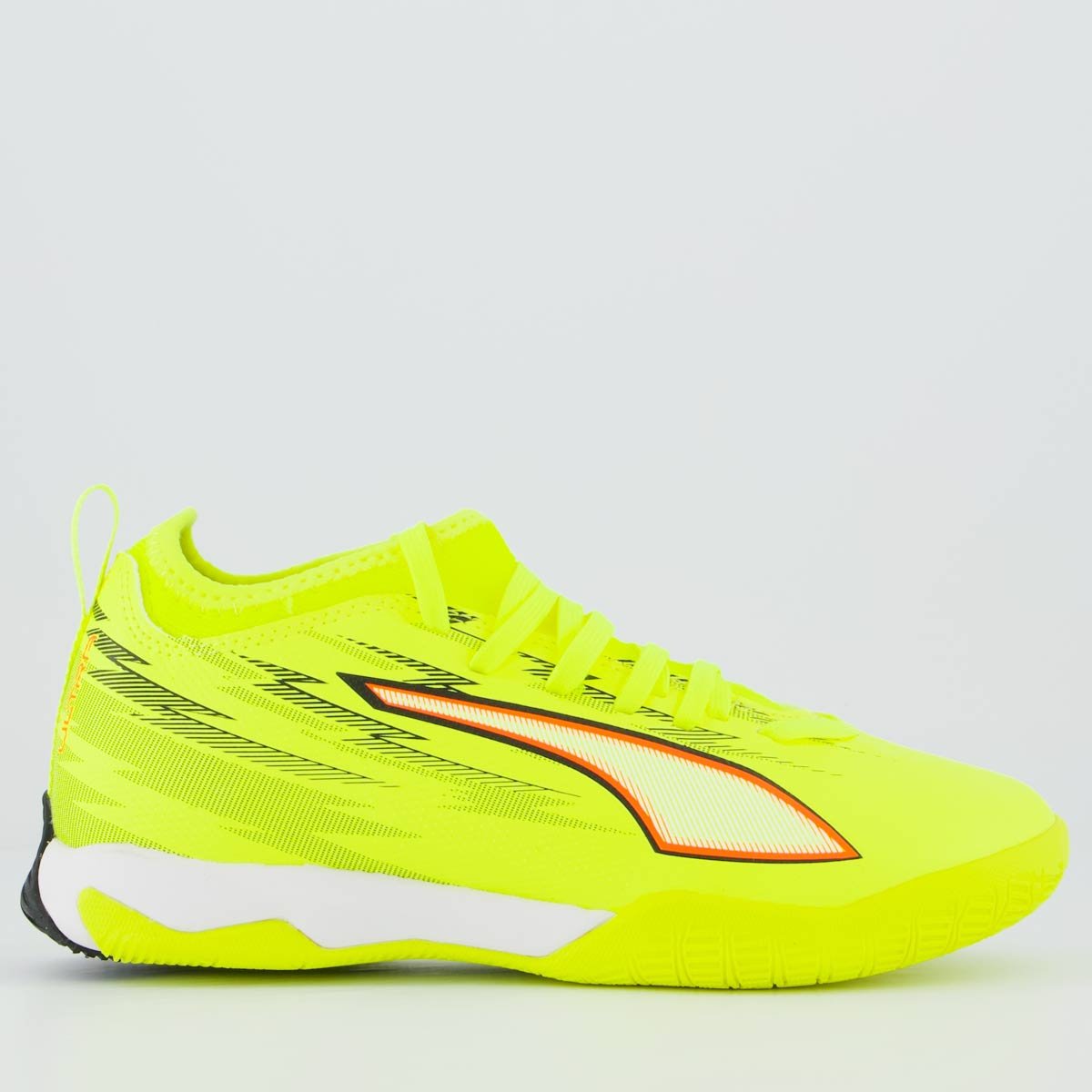 Chuteira Puma Ultra 6 Match Futsal + Mid Amarela Juvenil