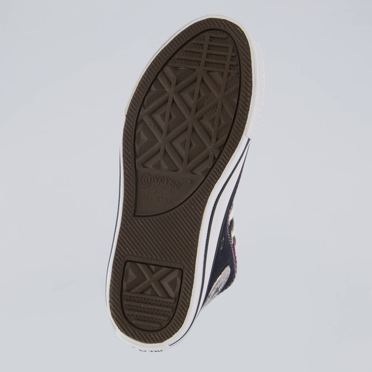 Tênis Converse All Star Chuck Taylor Juvenil Cano Alto Preto e Roxo Preto 5