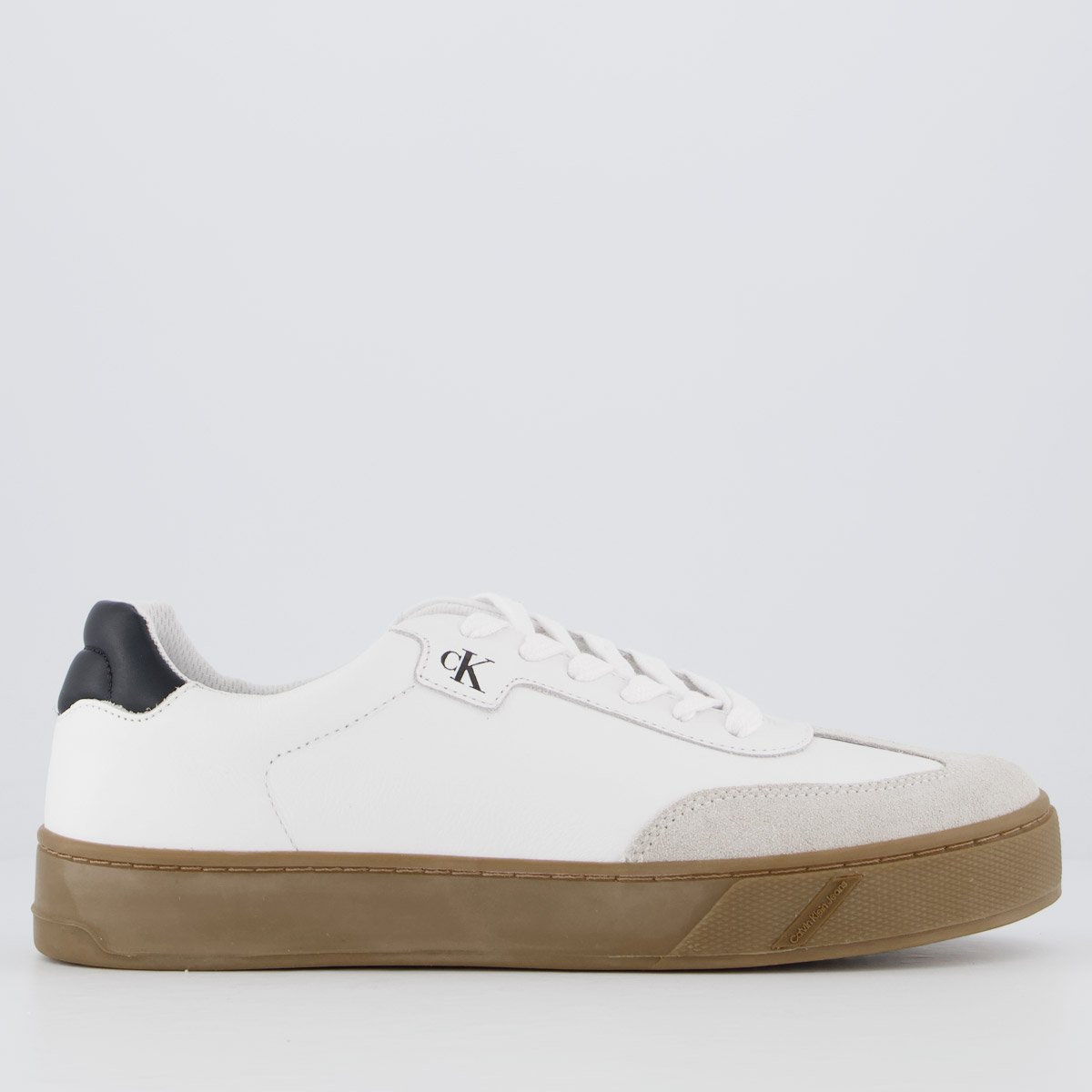 Tênis Calvin Klein Jeans Branco e Bege