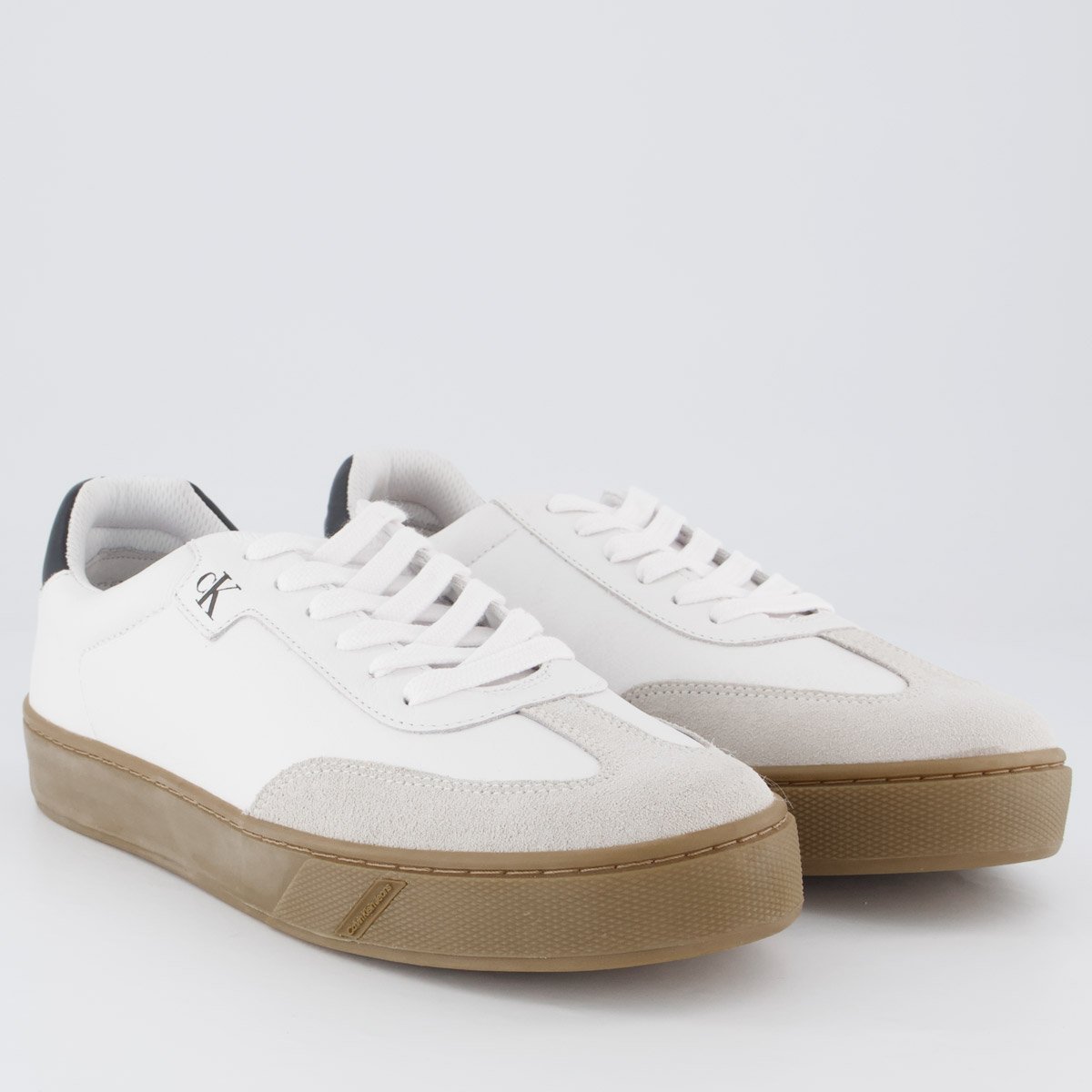 Tênis Calvin Klein Jeans Branco e Bege Branco 2