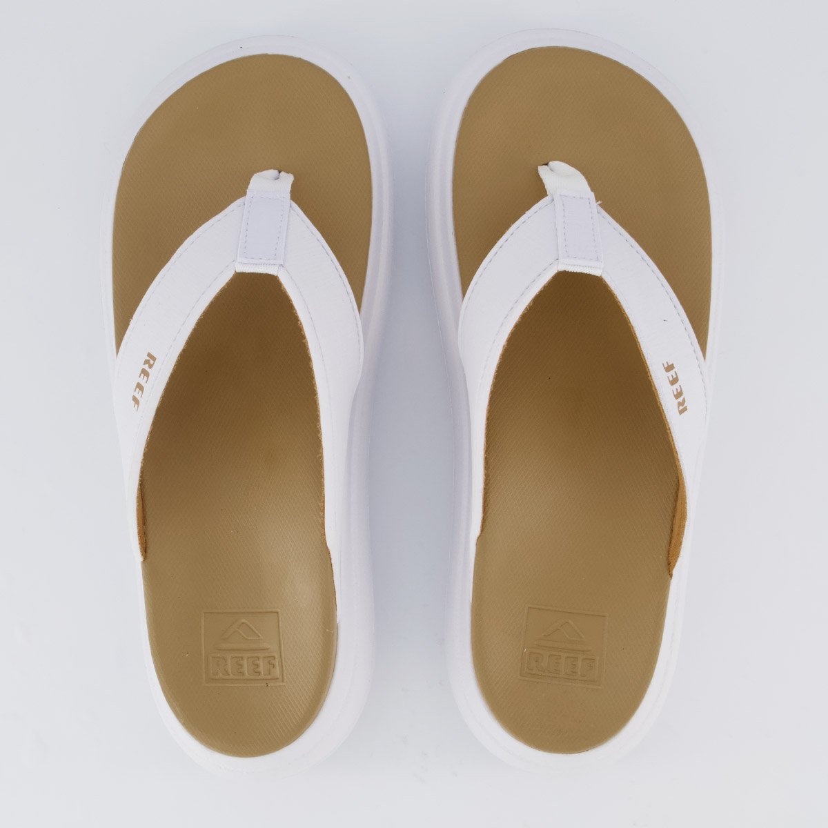 Chinelo Reef Cushion Bond Branco Feminino