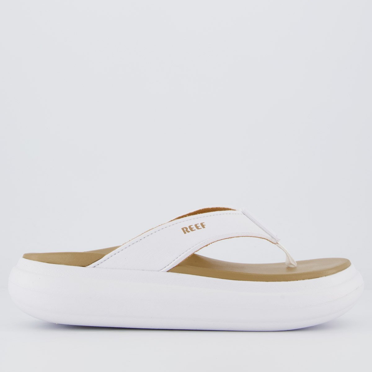 Chinelo Reef Cushion Bond Branco Feminino Branco 2