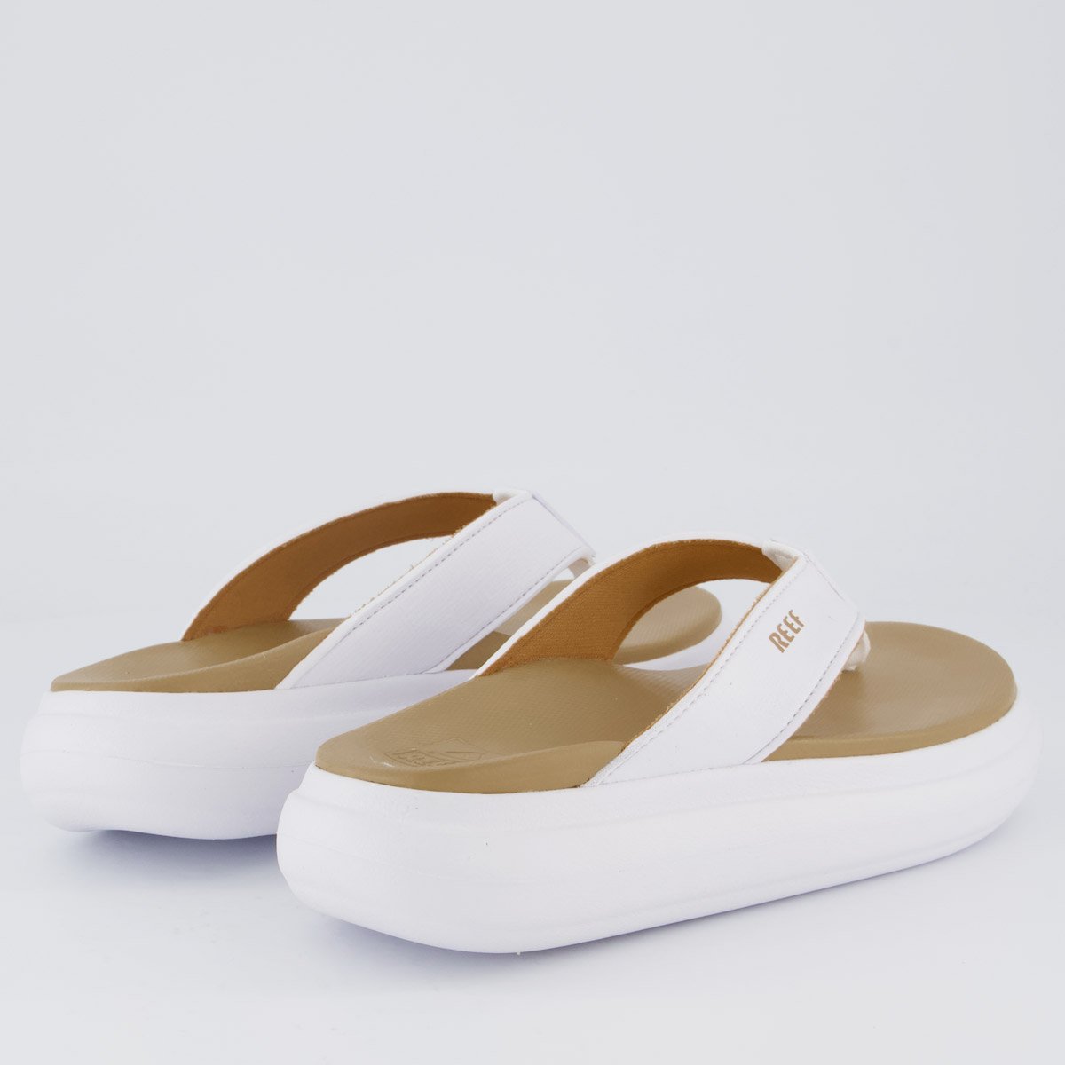 Chinelo Reef Cushion Bond Branco Feminino Branco 4