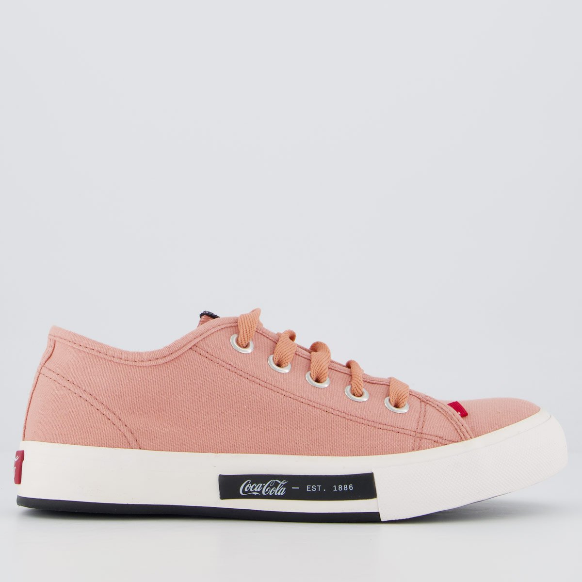 Tênis Coca Cola Daytona Feminino Rosa Claro