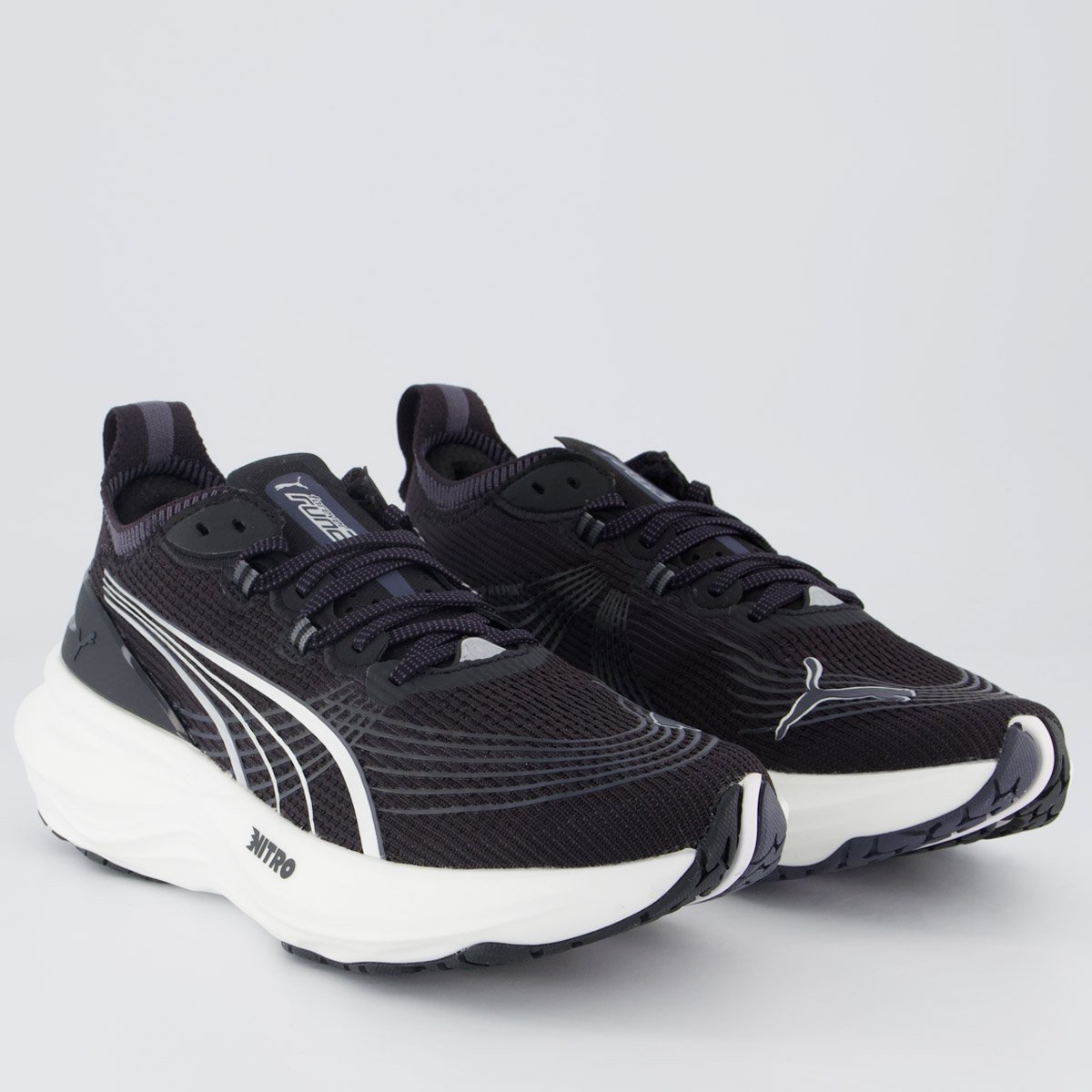Tênis Puma Forever Run Nitro 2 WN Preto Preto 2