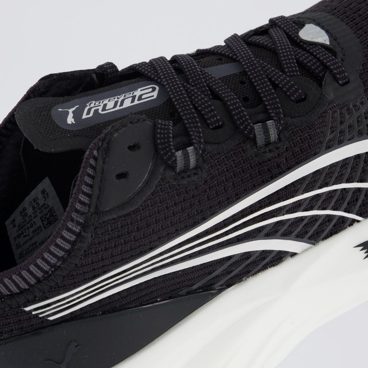 Tênis Puma Forever Run Nitro 2 WN Preto Preto 7
