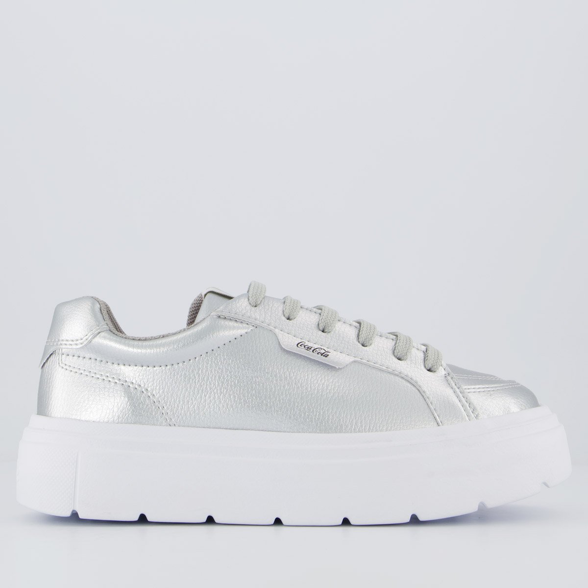 Tênis Coca Cola Lumi Town Feminino Prata