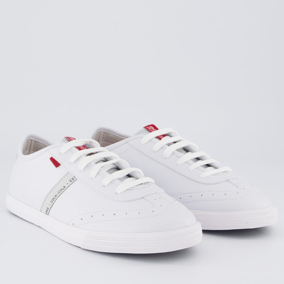 Tênis Coca Cola Glint Town Feminino Branco Branco 2