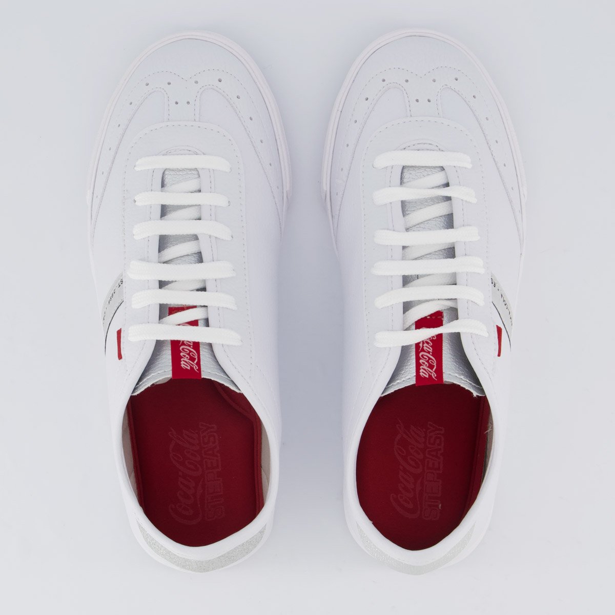 Tênis Coca Cola Glint Town Feminino Branco Branco 4