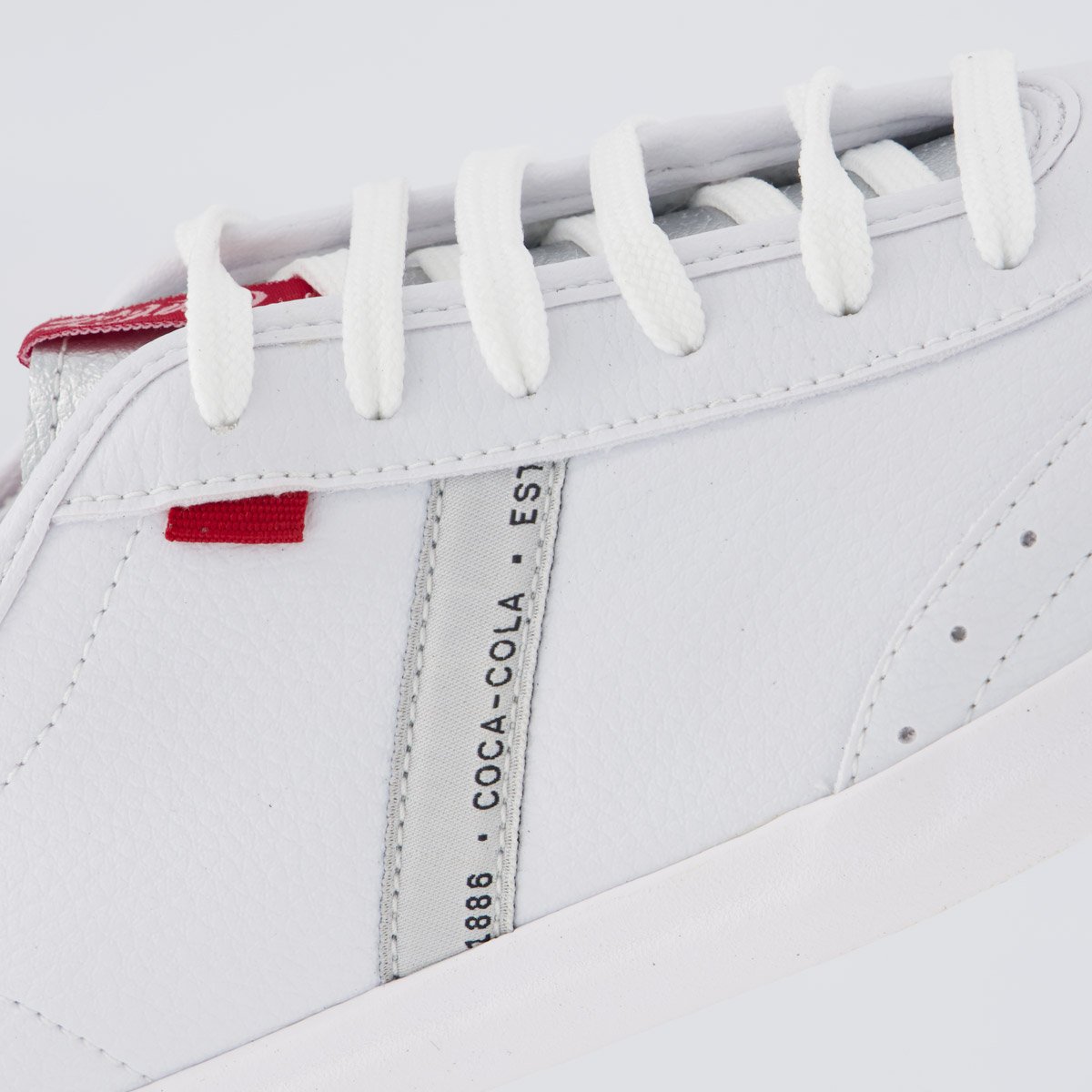 Tênis Coca Cola Glint Town Feminino Branco Branco 7