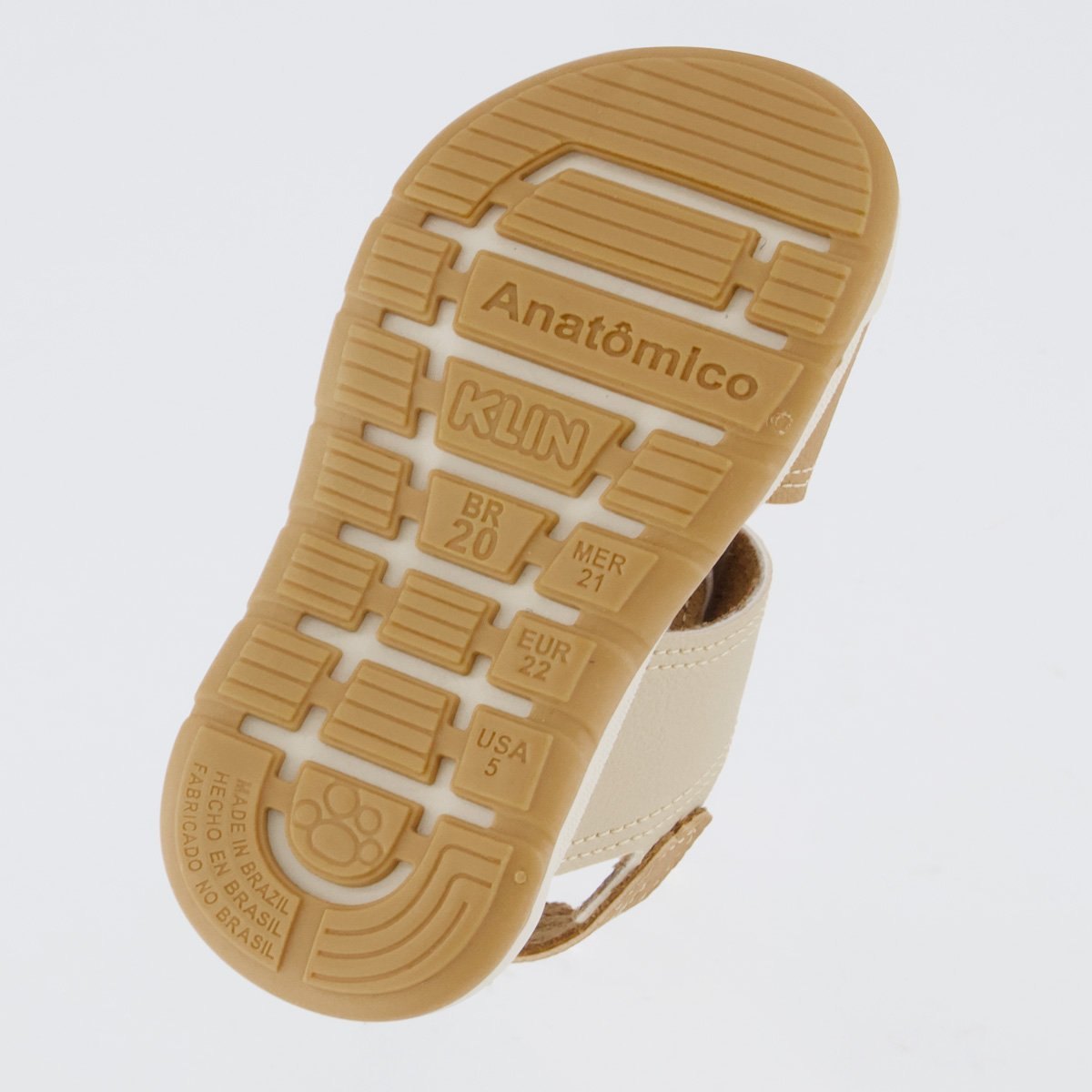 Papete Klin Line Play Infantil Marrom e Bege Bege 5