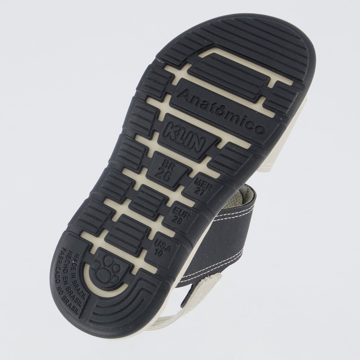 Papete Klin Line Play Infantil Preto e Off White Preto/Off White 5