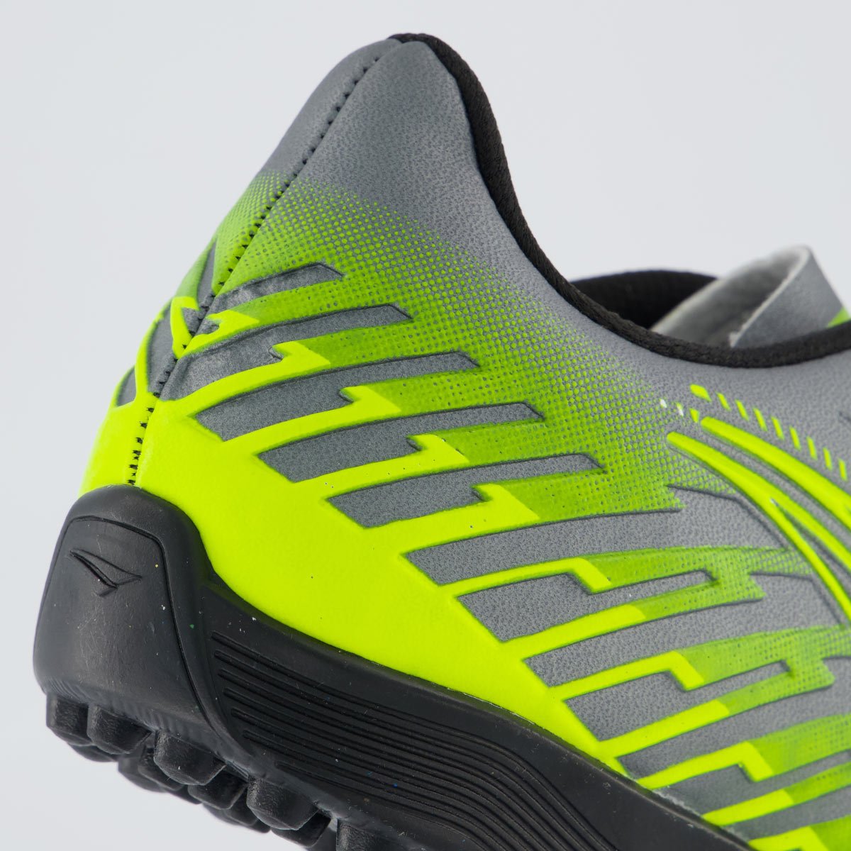 Chuteira Penalty Bravo Y 3.0 Society Cinza e Verde Cinza 6