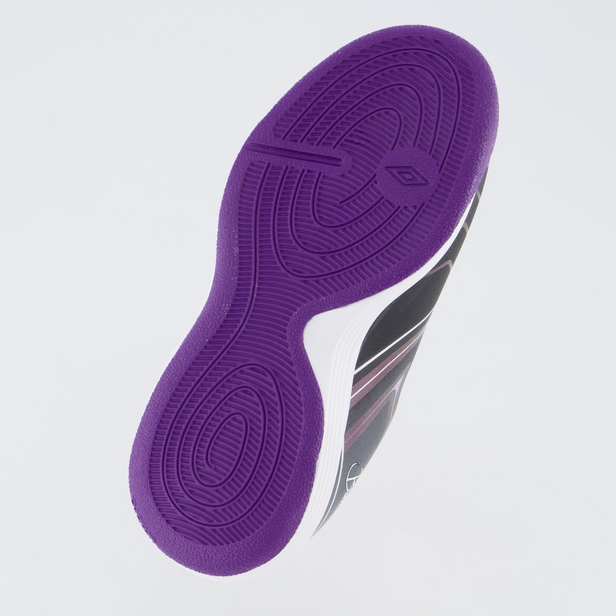 Chuteira Umbro Pro 5 Futsal Juvenil Preta e Roxa Preto 5