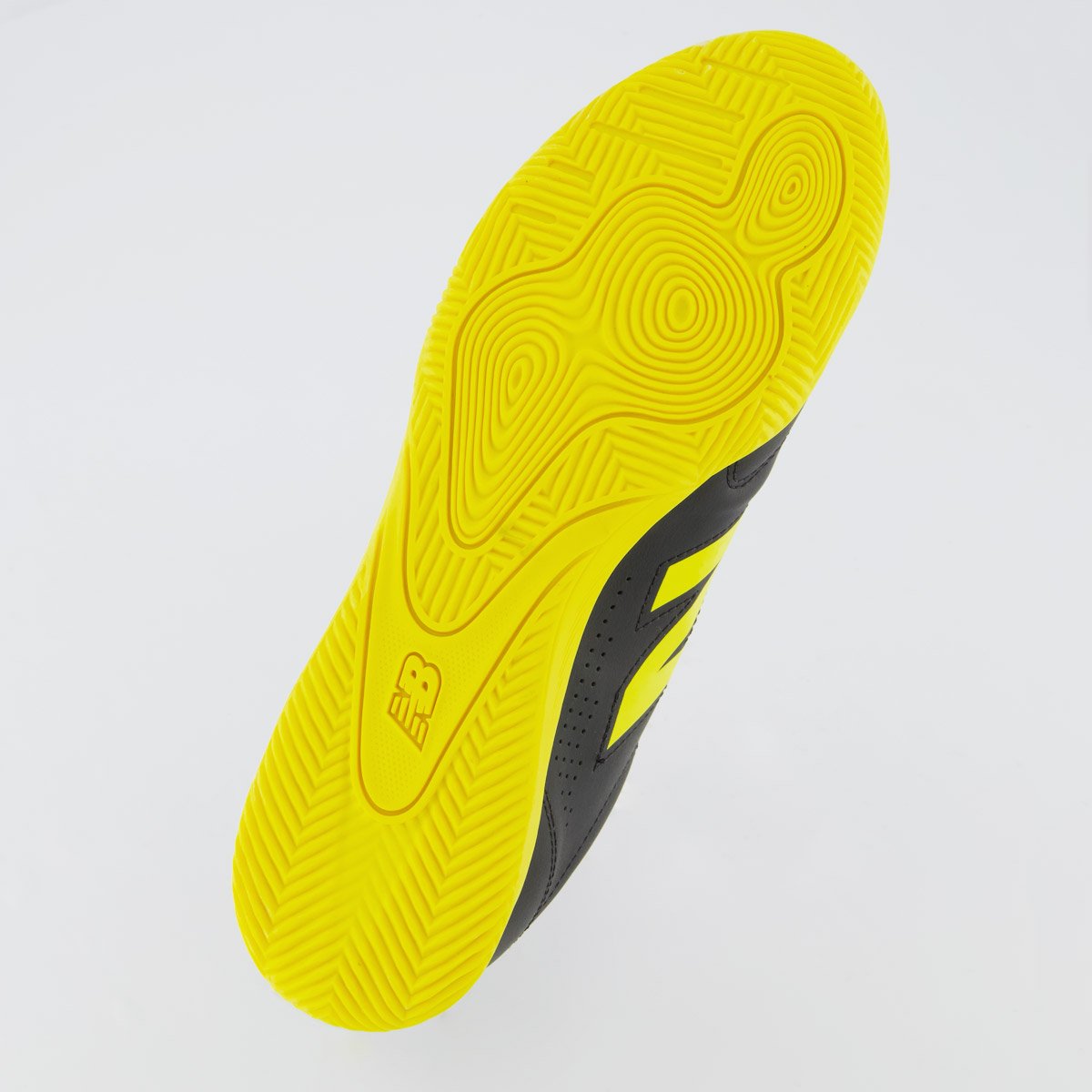 Chuteira New Balance 442 Futsal Preta e Amarela Preto 4