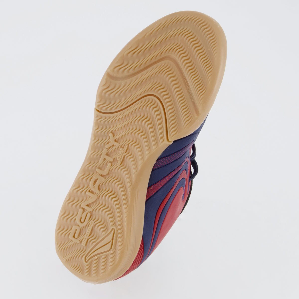 Chuteira Penalty Bravo Y 4.0 Futsal Juvenil Marinho e Vermelha Azul/Vermelho 5