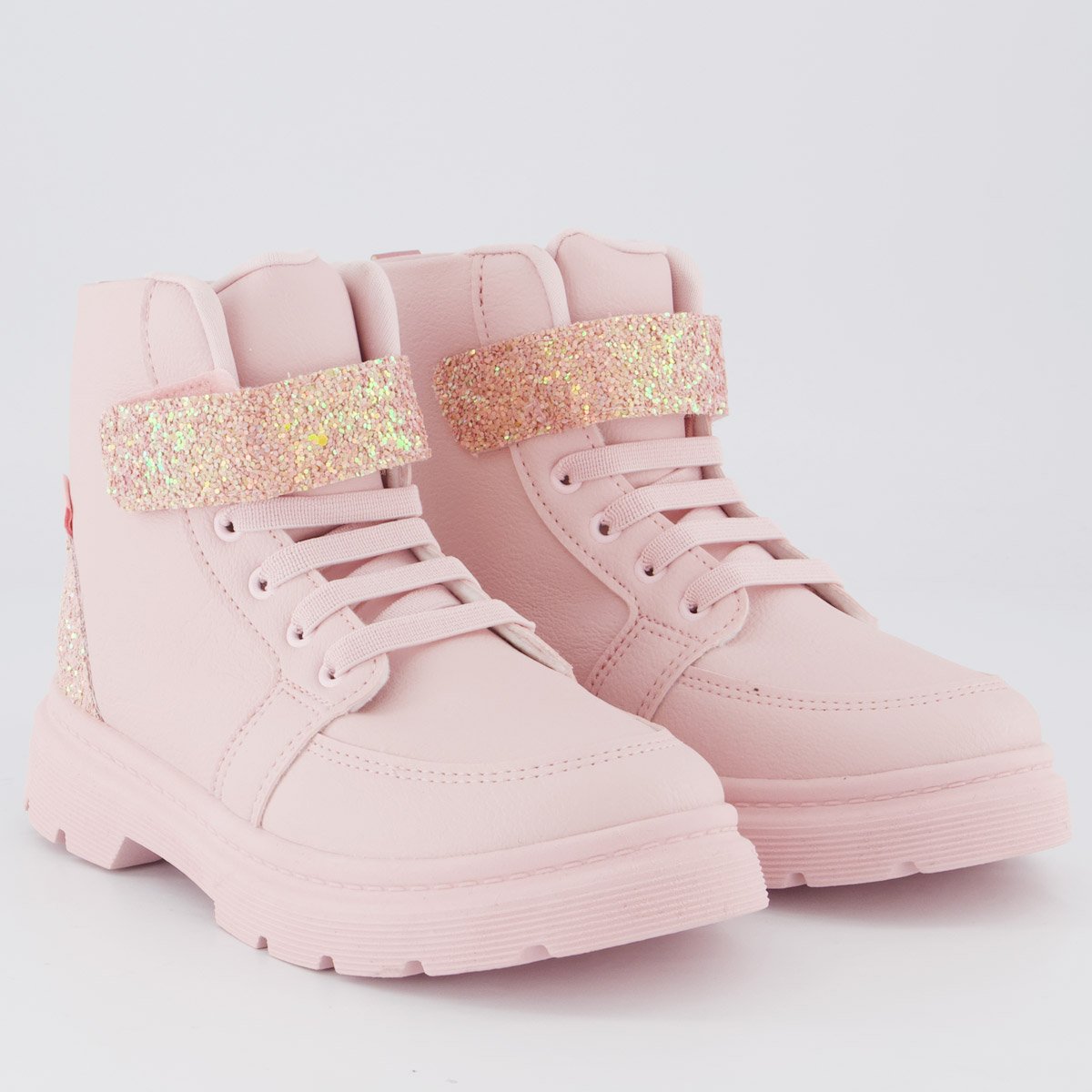 Coturno Klin London Infantil Rosa Claro Rosa 2