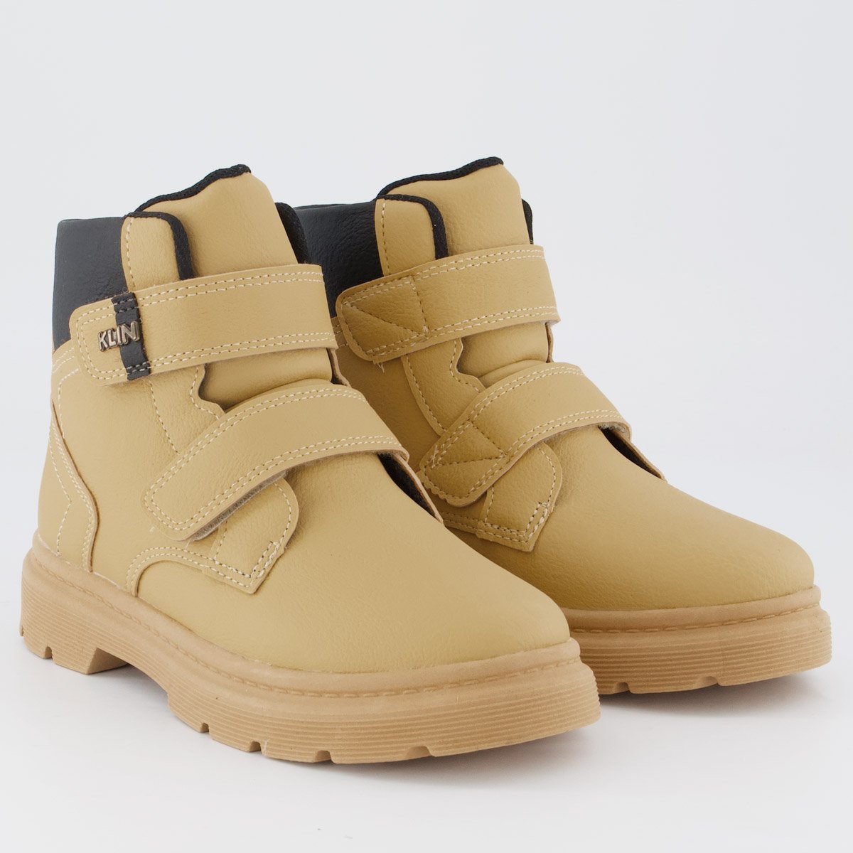 Coturno Klin London Infantil Ocre Bege 2