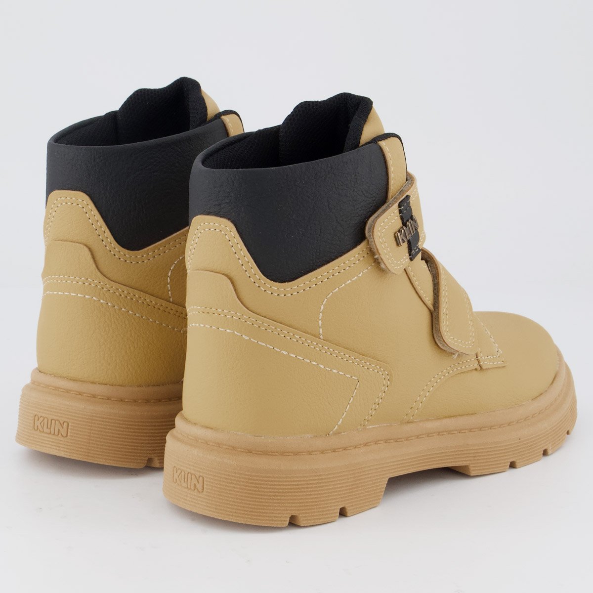 Coturno Klin London Infantil Ocre Bege 3