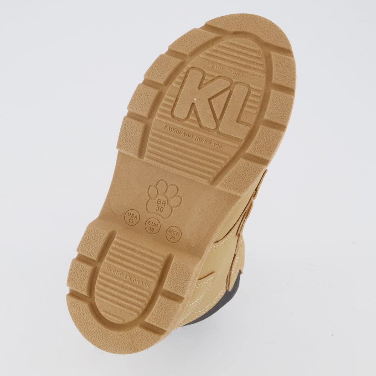 Coturno Klin London Infantil Ocre Bege 5