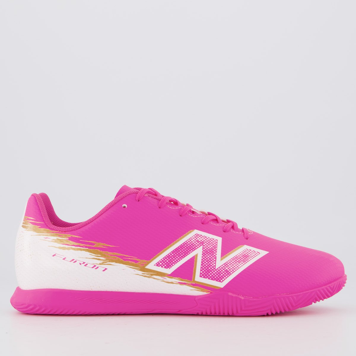 Chuteira New Balance Furon Futsal Rosa