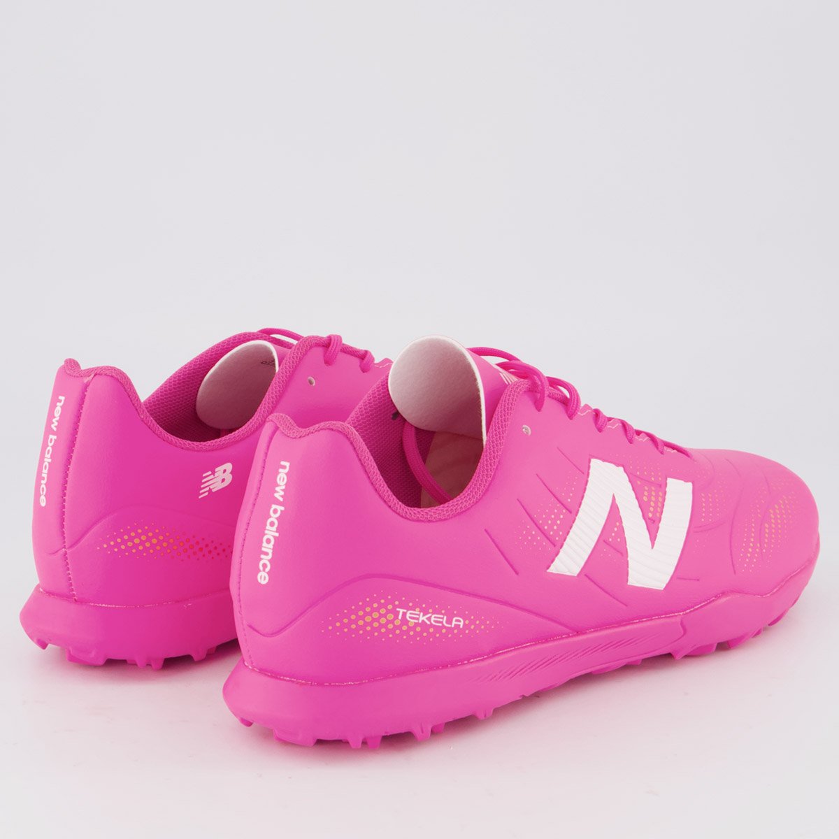 Chuteira New Balance Tekela TF Society Rosa Rosa 3