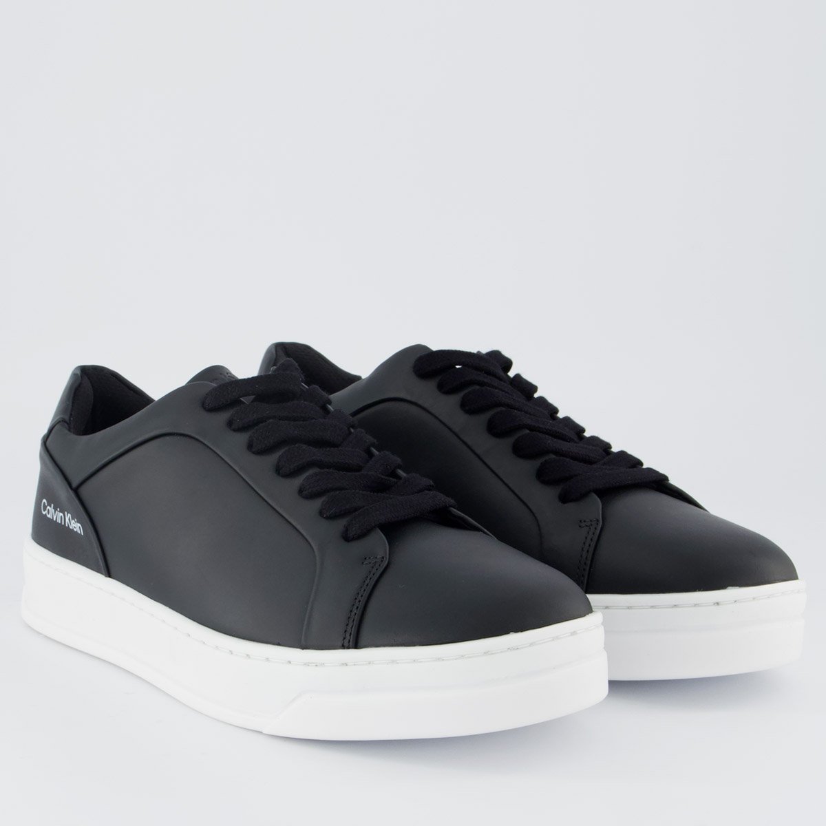 Tênis Calvin Klein Basic Preto e Branco Preto 2