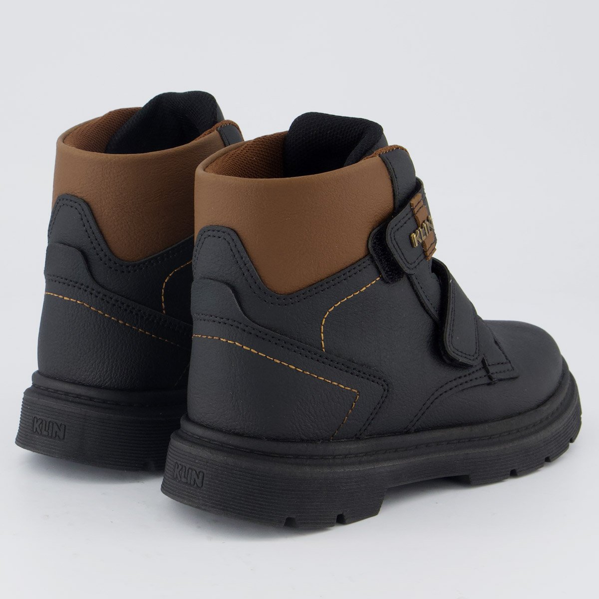 Coturno Klin London Infantil Preto e Marrom Preto 3